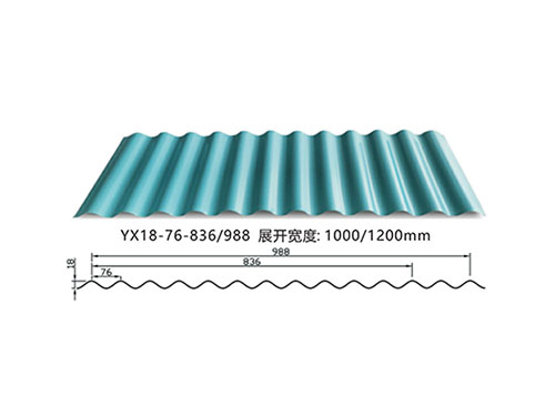 許昌YX18-76-836壓型彩鋼瓦