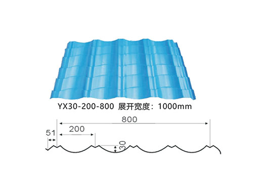 廈門YX30-200-800彩鋼琉璃瓦